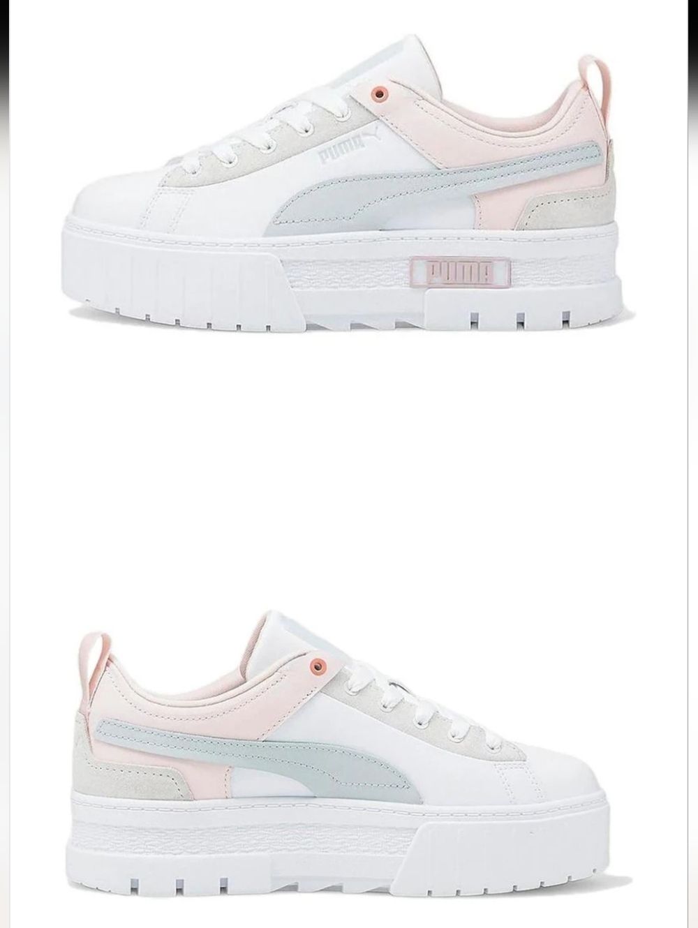 PUMA Mayze Low Tops Thick Sole Casual Skateboarding Shoes
